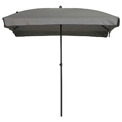 Madison Parasol de jardin Patmos Luxe rectangulaire gris clair