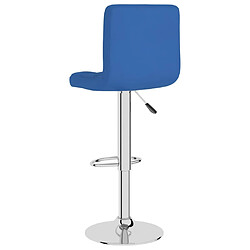 Acheter vidaXL Tabouret de bar Bleu Tissu