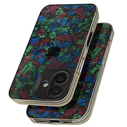 Avizar Coque pour iPhone 16 Plus Antichoc Souple Tutti Frutti Noir