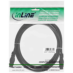 Alpexe Câble FireWire, InLine®, 9 broches/9 broches mâle/mâle 5m