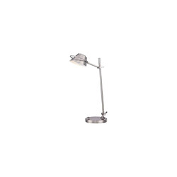 Elstead Lighting Lampe de bureau Spencer Nickel brossé