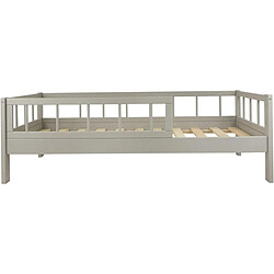 Velinda Lit enfant scandinave 160x80 gris