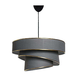 Hanah Home Suspension en métal et coton Couper anthracite, doré.