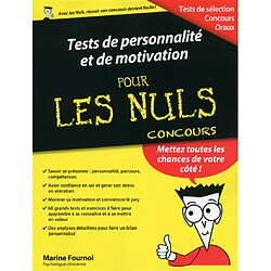 Tests de personnalité et de motivation pour les nuls : concours - Occasion