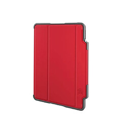 stm goods Étui Folio pour iPad Air 11" Dux Plus Renforcé avec Emplacement Apple Pencil Rouge