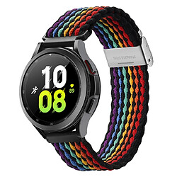 Bracelet en nylon DUX DUCIS 22mm, élastique tressé pour votre Samsung Galaxy Watch 3 45mm - Rayures foncées