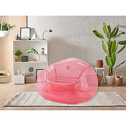 Fauteuil gonflable Poire Transparent Rose - Intex