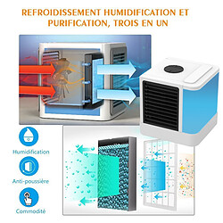 Universal Mini air cool air refroidisseur d'espace personnel moyen rapide et facile de refroidir n'importe quel espace air conditionné ventilateur pour les pièces de bureau