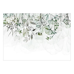 Artgeist Papier Peint Foggy Nature - Green