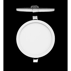 Inspired Spot Encastrable Rond Ultra Mince 22,5 cm, LED 24W 3000K, 2090lm, Blanc Mat, Driver Inclus, 3 ans de Garantie