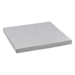 Five Simply Smart Lot de 6 boites de rangement en tissu avec couvercle - 31x31x31cm - Gris pas cher