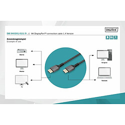 Acheter DIGITUS 8K DisplayPort Anschlusskabel DP zu DP, 1m