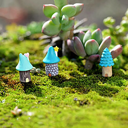 Wewoo 2 PCS Cartoon Tree House Moss Micro-paysage charnues bijoux d'ornementslivraison de style aléatoire