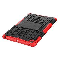 Wewoo Coque antichoc TPU + PC pour iPad Mini 2019 avec support Rouge pas cher