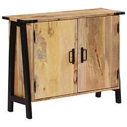 Maison Chic Commode Buffet - Meuble de rangement 88x30x69 cm bois massif de manguier -GKD69607