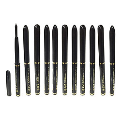 Acheter 12 Noir Cosmétique Imperméable Yeux Ombre à Paupières Liner Eyeliner Crayon Stylo Maquillage