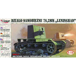 Selbstfahrhaubitze 76,2 mm Leningrad - 1:72e - Mirage Hobby