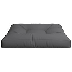 Acheter vidaXL Coussin de palette anthracite 70x70x12 cm tissu