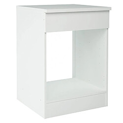 Pegane Bas four cuisine " NOVA M.Blanc - Dim : 60 x 84 x 60 cm