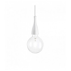 Ideal Lux Suspension Blanche MINIMAL 1 ampoule