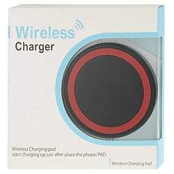 Acheter Wewoo Chargeur sans fil noir + rouge pour iPhone 8/8 Plus / X & Samsung / Nokia / HTC et autres téléphones mobiles + Qi Standard Pad de charge sans