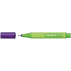 Schneider 191201 Fineliner de Link- it, Lot de 10, feutres de coloriage Marqueur pointe fine Standard daytona-violet