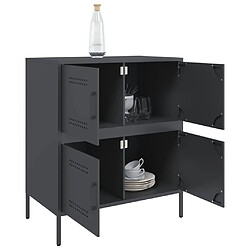 Acheter vidaXL Buffet anthracite 68x39x79 cm acier