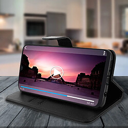 Acheter Avizar Housse Samsung Galaxy A50 Étui Portefeuille Support Stand - noir