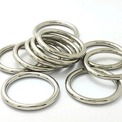 Lot 20 Boucles En Alliage De Zinc Durable Pour Accessoires Sacs Bricolage 25mm 30mm pas cher