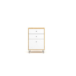 Vivaldi Etagère Bilbao Chene Artisan/Blanc