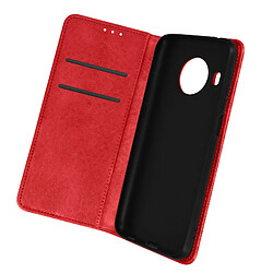 Avizar Étui Nokia X10 et Nokia X20 Folio Portefeuille Fonction Support rouge