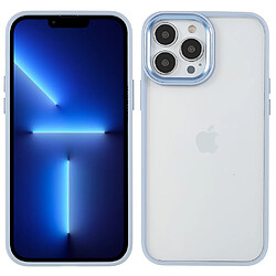 Coque en TPU + acrylique Anti-rayures, avec protection de l'objectif de l'appareil photo bleu pour votre iPhone 13 Pro 6.1 pouces