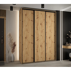 Abiks Meble Armoire DAVOS 1 À Portes Coulissantes 235,2/170/45 3 Portes