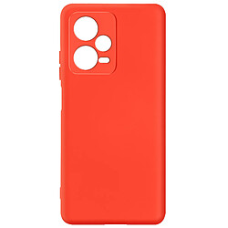 Avizar Coque pour Xiaomi Redmi Note 12 Pro Plus Semi-rigide Fast Cover Rouge