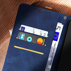 Acheter Avizar Étui pour Nokia G22 Portefeuille Support Vidéo Série Bara Soft Leather Bleu Nuit