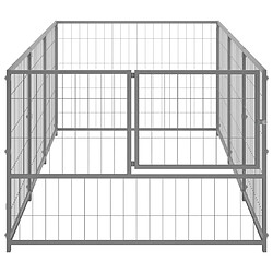 Acheter Helloshop26 Chenil extérieur cage enclos parc animaux chien argenté 3 m² acier 02_0000264