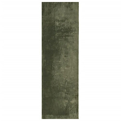 vidaXL Tapis HUARTE à poils courts doux et lavable vert forêt 80x250cm