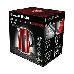 Acheter Bouilloire Electrique RUSSELL HOBBS 23210-70 Electrique 1.7L Luna, Ébullition Rapide, Niveau Eau Visible, Ouverture Facile - Rouge