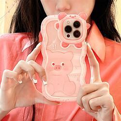 Avis GUPBOO Étui pour iPhone12 Coque en silicone pour téléphone portable dessin animé mignon cochon fille