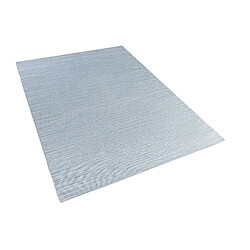 Beliani Tapis en coton bleu clair 140 x 200 cm DERINCE