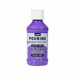 Pebeo Peinture pouring acrylique brillante - Violet clair - 118 ml