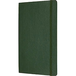 Avis Moleskine - Carnet de Notes Classique Papier à Rayures - Journal Couverture Souple et Fermeture par Elastique - Couleur Vert Myrte - Taille Grand Format 13 x 21 cm - 240 Pages