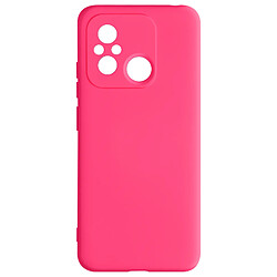 Avizar Coque pour Xiaomi Redmi 12C Semi-rigide Soft-touch Fast Cover Fuchsia