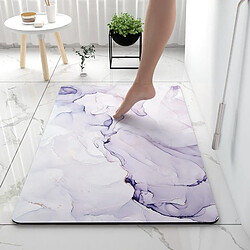 LUUCOZK Tapis de bain antidérapants, absorbants, à séchage rapide, décoration de salle de bain, motif 13-40x60cm