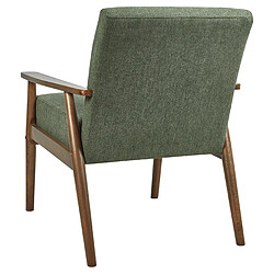 Acheter Beliani Fauteuil ESRUM Tissu Vert