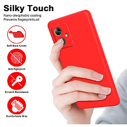 Avis Htdmobiles Coque pour Motorola Moto G54 5G - housse etui silicone gel fine + film ecran - ROUGE