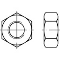 crou hexagonal TOOLCRAFT 131883 DIN 934 Acier 8 M6 100 pc(s)