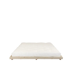 Inside 75 Sommier futon DOCK BED pin laqué naturel couchage 160 cm