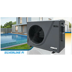 Pompe à chaleur piscine poolex silverline abs inverter 9 kw - wifi pour piscines entre 40 et 50 m3