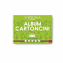 Pigna 0047477 AS Album cartes multicolores, 10 pièces